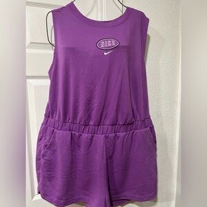 Nike Purple Sleeveless Romper